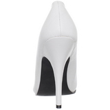 Blanc Verni 13 cm SEDUCE-420V escarpins  bout pointu