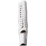 Blanc Verni 20 cm FLAMINGO-1021 bottines plateforme pour femmes