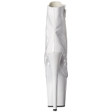 Blanc Verni 20 cm FLAMINGO-1021 bottines plateforme pour femmes