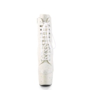 Blanc glitter 18 cm ADORE-1020GDLG bottines de pole dance