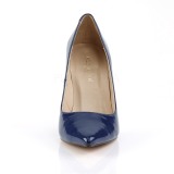 Bleu Verni 10 cm CLASSIQUE-20 grande taille chaussures stilettos