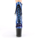 Bleu glitter 20 cm FLAMINGO-1020SHG exotic bottines de striptease