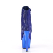 Bleu pierre strass 18 cm ADORE-1020CHRS bottines talons hauts pleaser