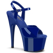 Bleu plateforme 18 cm ADORE-709 talons hauts pleaser