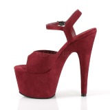 Bordeaux Similicuir 18 cm ADORE-709FS sandales  talons aiguilles