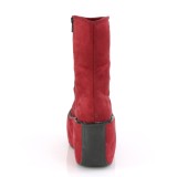Bordeaux Sudine 9 cm VIOLET-100 bottines demoniacult plateforme