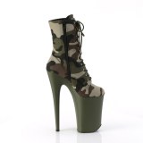 Camoflash 23 cm INFI-CAM1 talons trs hauts - bottines plateforme extrme