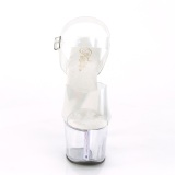 Chaussure hologramme talon haut plateforme 18 cm SKY-308N JELLY-LIKE matériau extensible