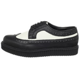 Cuir 2,5 cm CREEPER-608 Chaussures Creepers Hommes Plateforme