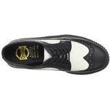 Cuir 2,5 cm CREEPER-608 Chaussures Creepers Hommes Plateforme