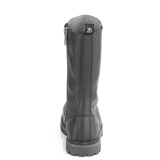 Cuir Vegan RIOT-14 bottes  cap d acier - bottes de combat demonia
