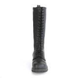 Cuir Vegan RIOT-20 bottes  cap d acier - bottes de combat demonia