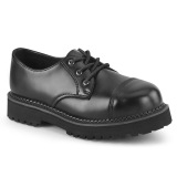 Cuir vritable RIOT-03 chaussures demonia - chaussures  cap d acier punk