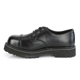 Cuir vritable RIOT-03 chaussures demonia - chaussures  cap d acier punk