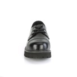 Cuir véritable RIOT-03 chaussures demonia - chaussures à cap d acier punk