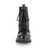 Cuir vritable RIOT-10 bottes  cap d acier demonia - bottes de combat unisex