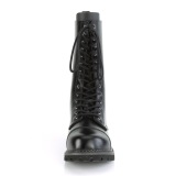 Cuir vritable RIOT-14 bottes  cap d acier - bottes de combat demonia