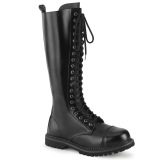 Cuir vritable RIOT-20 bottes  cap d acier - bottes de combat demonia