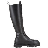 Cuir vritable RIOT-20 bottes  cap d acier - bottes de combat demonia