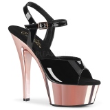 Dore 15 cm Pleaser KISS-209 Chrome Plateforme Talons Hauts