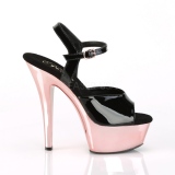 Dore 15 cm Pleaser KISS-209 Chrome Plateforme Talons Hauts