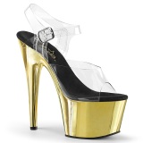 Dore 18 cm ADORE-708 Chrome Plateforme Talons Hauts