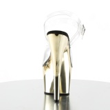 Dore 18 cm ADORE-708 Chrome Plateforme Talons Hauts