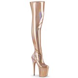 Dore 20 cm FLAMINGO-3000HWR Hologramme bottes overknee plateforme de pole dance