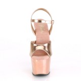 Dore chrome plateforme 18 cm SKY-309TTG talons hauts pleaser