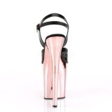 Dore chrome plateforme 20 cm FLAMINGO-809 talons hauts pleaser