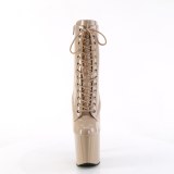 ENCHANT-1040 19 cm bottine talon haut femme pleaser beige