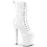 ENCHANT-1040 19 cm bottine talon haut femme pleaser blanc