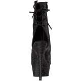 Etincelle 15 cm DELIGHT-1018MMG bottines bout ouvert