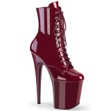 FLAMINGO-1020 20 cm bottine talon haut femme pleaser noir