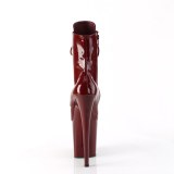 FLAMINGO-1020 20 cm bottine talon haut femme pleaser noir