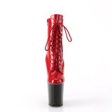 FLAMINGO-1020 20 cm bottine talon haut femme pleaser rouges