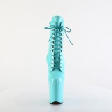 FLAMINGO-1020 20 cm bottine talon haut femme pleaser turquoise