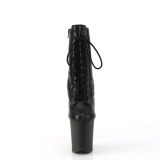 FLAMINGO-1020RS 20 cm bottine talon haut femme pleaser strass noir