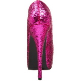 Fuchsia Etincelle 14,5 cm Burlesque BORDELLO TEEZE-06G Escarpins Haut Talon