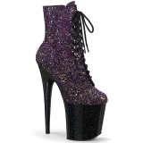 Glitter 20 cm FLAMINGO-1020OMBG bottines plateforme de pole dance