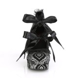 Gris 9,5 cm DEMONIA GOTHIKA-53 chaussures plateforme gothique