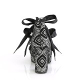 Gris 9,5 cm DEMONIA GOTHIKA-53 chaussures plateforme gothique