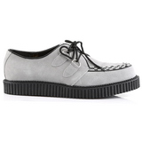 Gris Suede 2,5 cm CREEPER-602S Chaussures Creepers Hommes