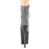 Gris Sudine 20 cm FLAMINGO-1020FST bottines de striptease