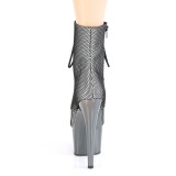 Gris chrome 18 cm ADORE-1020HFN exotic bottines de pole dance