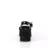 Hologramme 6,5 cm DemoniaCult FUNN-10 emo lolita sandale talon compens plateforme