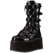 Hologramme 9 cm DAMNED-225-2 plateformes bottes  boucles pour femmes