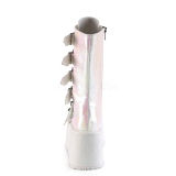 Hologramme 9 cm DAMNED-225 plateformes bottes  boucles pour femmes