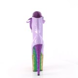 Lavande glitter 20 cm FLAMINGO-1020HG exotic bottines de striptease