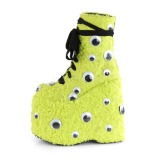 Limette Peau 18 cm SLAY-206 bottines plateforme lolita